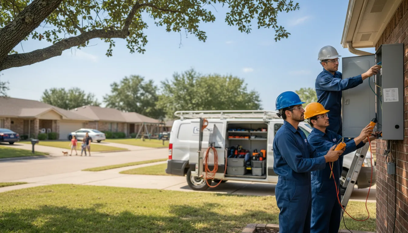 Certified electrician providing emergency electrical services in Vina, AL